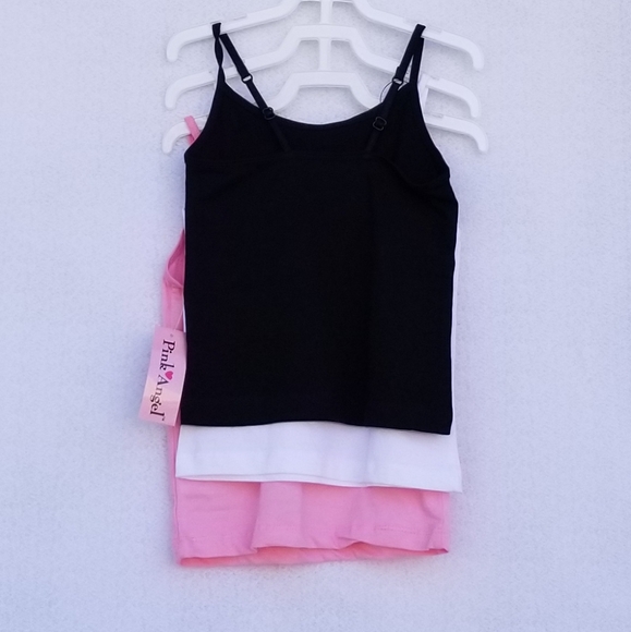 3 PIECE PINK ANGEL CAMISOLES - Picture 2 of 2